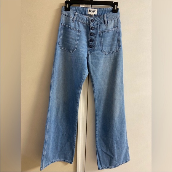 Rouje Button-Front Saint-Ouen Jeans size 26 - Picture 1 of 6